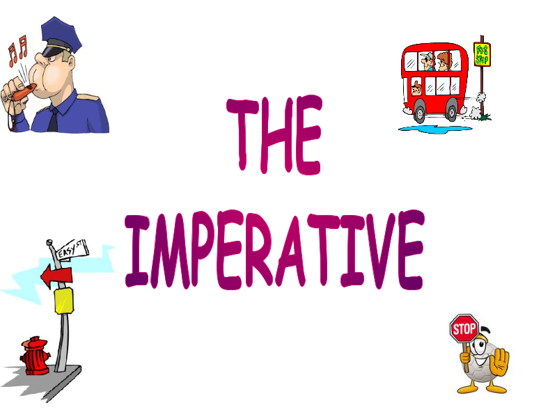שקופית פתיחה מתוך מצגת The Imperative